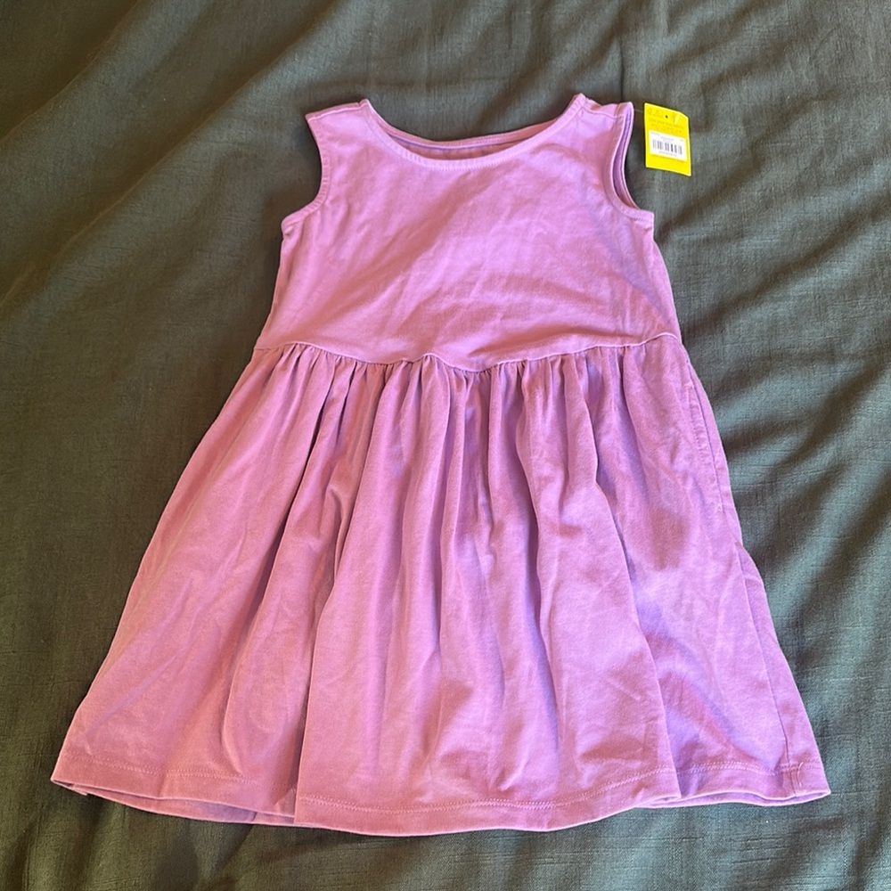 Primary Kids Purple Sleeveless Dress